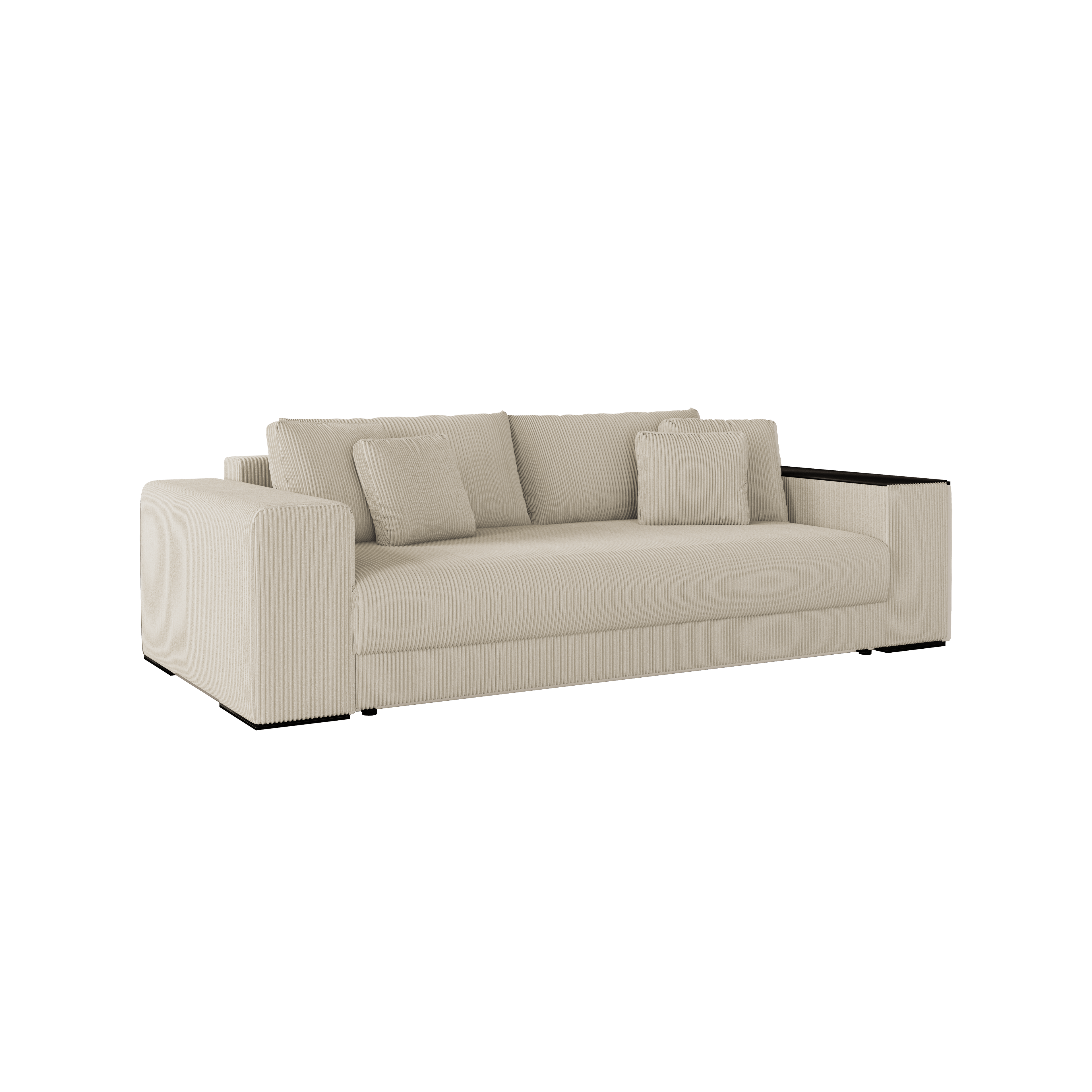 Schlafsofa gerade - Manchester, Creme 22