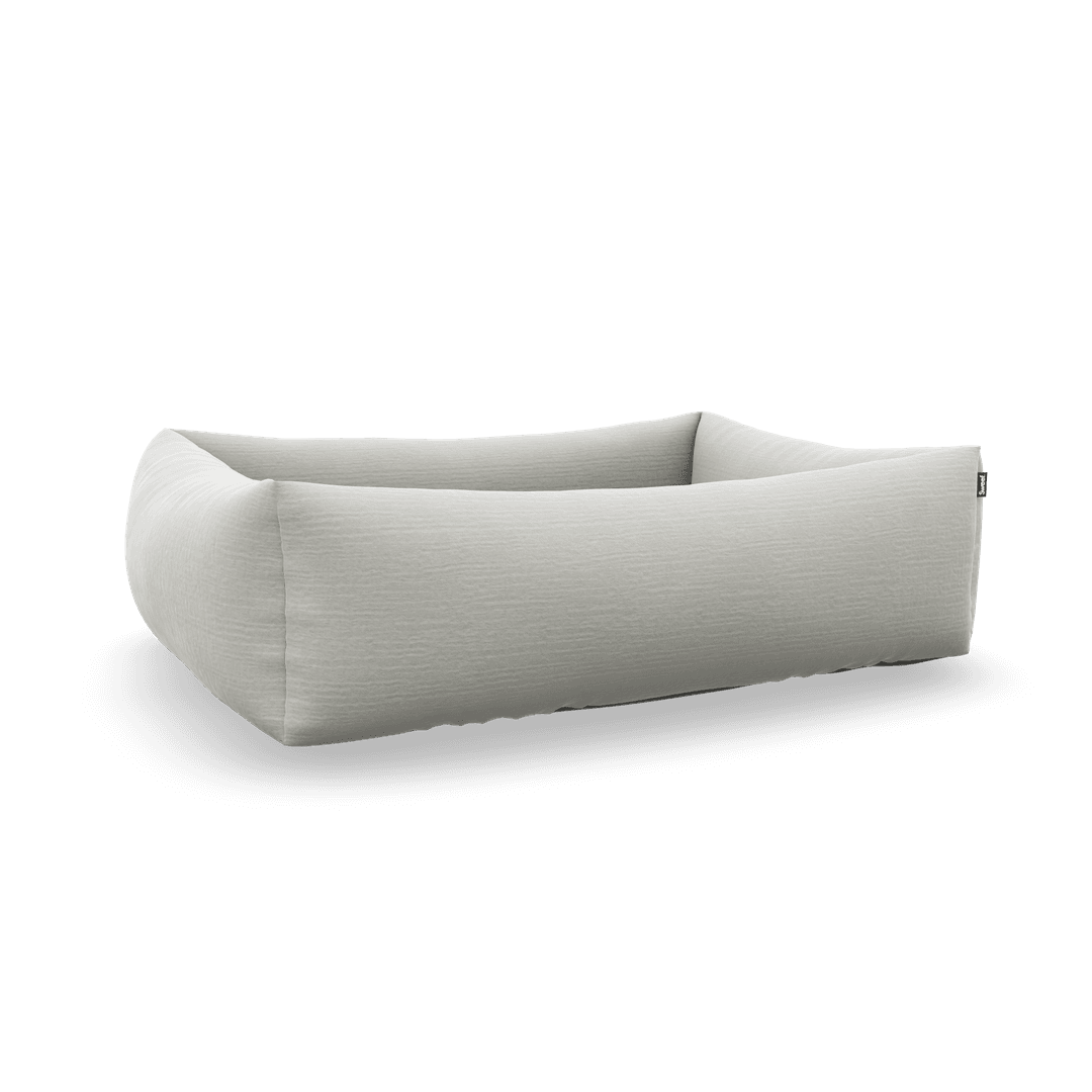 Hundebett 90x70 Nuvole - Graubeige 401