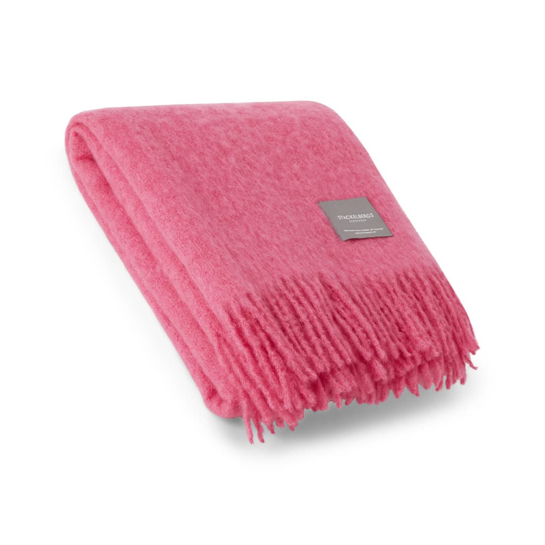 Mohair-Decke 150x140cm - Rosa (Pion)